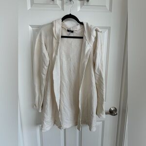BDG Oversized Cream Cardigan w/Hood | Size M | Urban Outfitters
